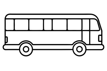 Modern Bus Vector Design