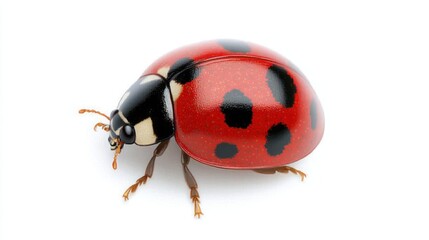Fototapeta premium Red Ladybug Close-up