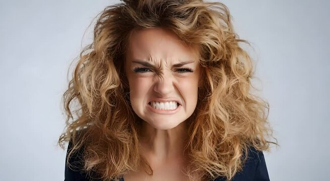 She got stress and she is extremely angry