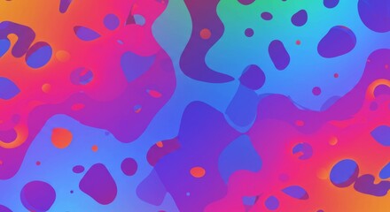 Abstract Fluid Color Waves: This abstract art piece features vibrant, flowing color waves and fluid shapes, making it a striking visual that evokes a sense of dynamism and artistic expression.