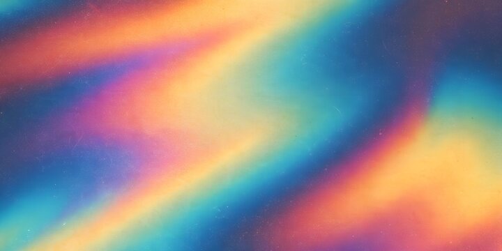 Abstract blurred grainy gradient background texture. Colorful digital grain dust soft noise effect pattern. Lo-fi multicolor vintage retro fluid colors. Nostalgia, vintage, 80s, 90s style synthase 