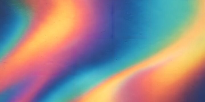 Abstract blurred grainy gradient background texture. Colorful digital grain dust soft noise effect pattern. Lo-fi multicolor vintage retro fluid colors. Nostalgia, vintage, 80s, 90s style synthase 