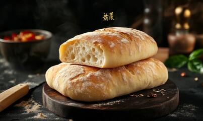 Italian ciabatta bread