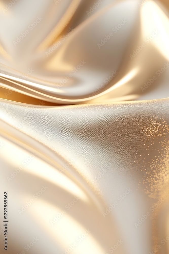 Poster flowing layers of gold create a luxurious and dynamic visual with smooth and reflective textures. th