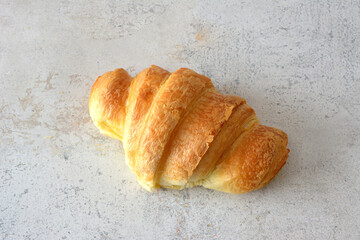 Buttery Croissant isolated close up