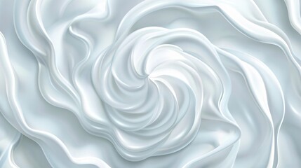 Professional Realistic Cleansers Foam Circular Texture Whipped Cream Image