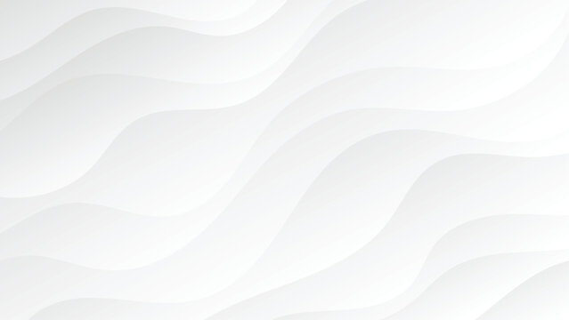 White abstract wavy texture. Modern light background with waves.