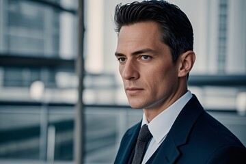 arafed man in a suit and tie looking at the camera