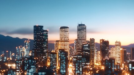 City Skyline at Night