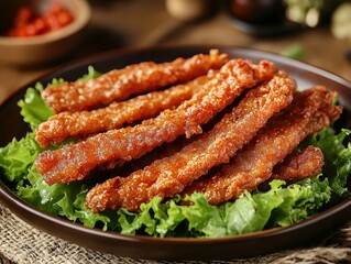 grilled sausages on the grill