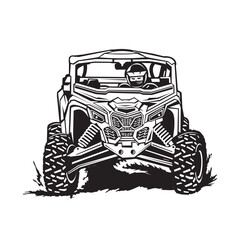ATV Buggy car adventure vector illustration, perfect for t shirt design © ari