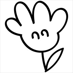 Abstract doodles element stock. Abstract arrows, ribbons and other elements in hand drawn style for concept design. Doodle illustration. Vector template for decoration. Funny comic character art