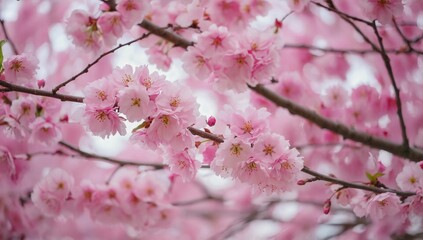 Obraz premium pink cherry blossom