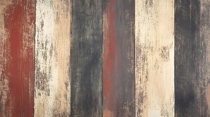 Obraz premium Stylish Rustic Decor with Earthy Stripes