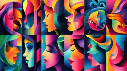 Team communication abstract concept vector illustration set. Meeting and brainstorm, online meetup, corporate presentation, creative ideas and solutions, teamwork, conference call abstract metaphors.