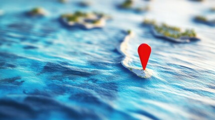 Detailed map of affected islands in the Pacific region, illustrating the geographical impact of recent natural events. Core concept: Visual representation of environmental changes and their localized