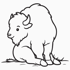 Bison silhouette 