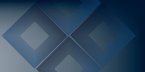 Obraz premium Blue abstract background. Geometric lines pattern. Modern shiny blue gradient lines.
