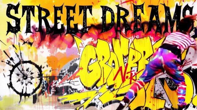 graffiti on the wall