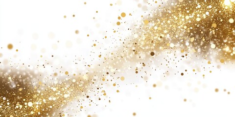 Golden Glitter Background for Festive Celebrations, Perfect for Party Invitations, Holiday Events, and Creative Designs, Shimmering and Eye-Catching Effects