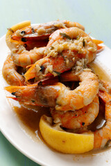 spanish garlic shrimp tapas