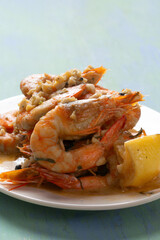 spanish garlic shrimp tapas
