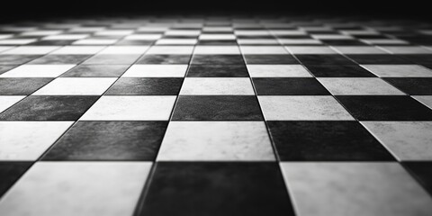 Naklejka premium Checkered Floor Pattern