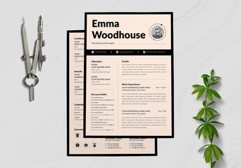 Resume Template Layout