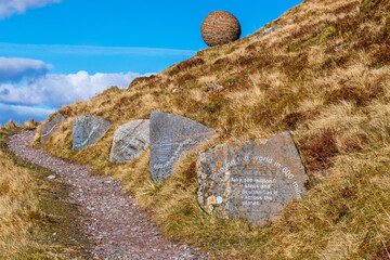 Knockan Crag National Nature Reserve, Elphin, Scotland, UK
