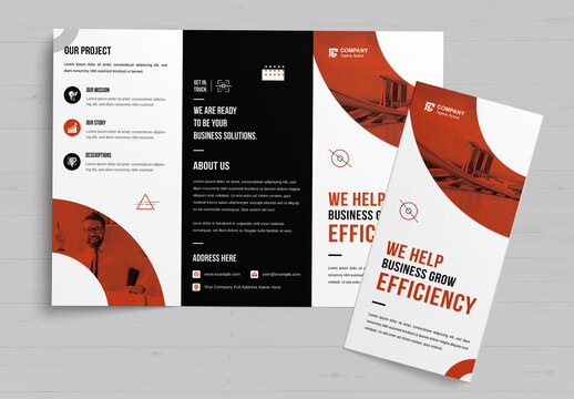 Trifold Brochure Layout Design