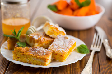 Healthy Cottage Cheese and Pumpkin Dessert