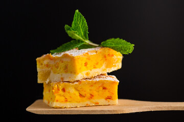 Homemade Cottage Cheese Casserole with Pumpkin