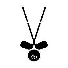 Driving Range glyph icon