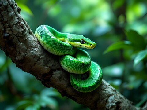 green tree snake