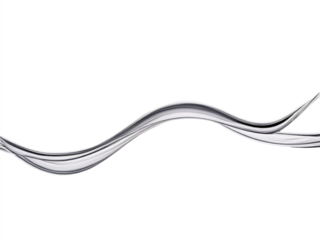 Elegant Silver Abstract Wave Design: Smooth, Dynamic, and Modern Curved Lines in a Minimalist Background Illustration