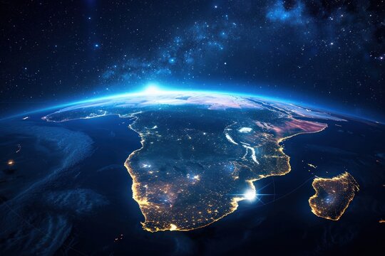 The Earth from space earth astronomy shoreline.