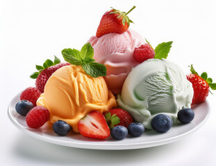 Generated image　アイスクリーム