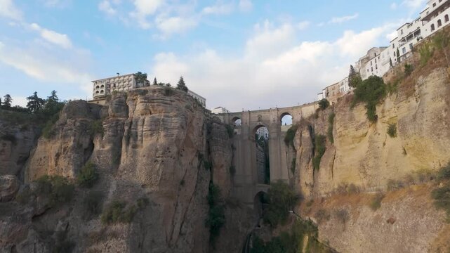 View of the New Bridge of Ronda, Andalusia, Spain
