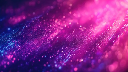 Dynamic digital code rain swirling on a neon screen with vibrant sparkles and gradients, featuring empty space for custom text.