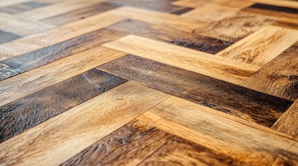 Crafted Wooden Flooring Texture with Empty Space for Text Ideal for Interior Design and Renovation Projects
