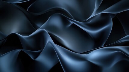 Obraz premium Abstract Luxury gradient Blue background. Smooth Dark blue with Black vignette Studio Banner