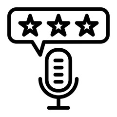 Rating Icon Outline