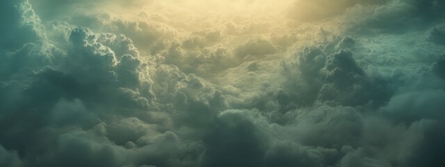 Fototapeta premium Dreamy Cloud Sky Background Creating a Whimsical Fantasy Ambience with Ample Space for Text and Creative Projects