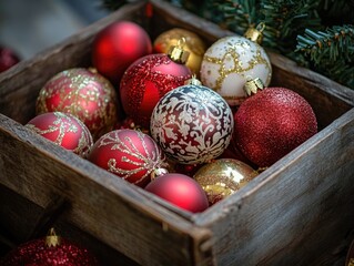 Wooden Box Ornaments
