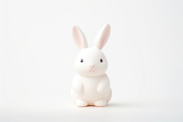 Obraz premium White bunny animal mammal cute.