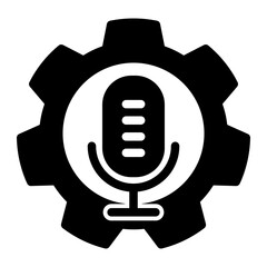 Configuration Icon With Solid Style