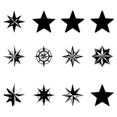 Vector basic shape collection for your design. Polygonal elements with sharp and rounded edges