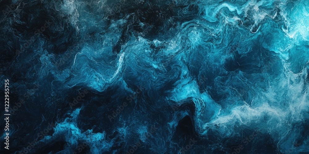Poster elegant blue and black marble texture background ideal for luxury design with ample space for text a
