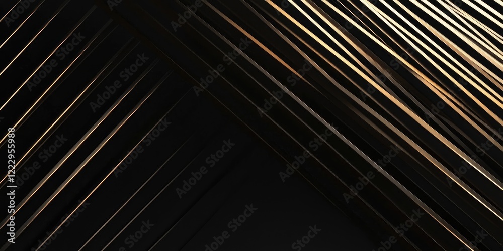 Aufkleber Sophisticated Geometric Line Background for Modern Website Layout with Space for Text and Branding