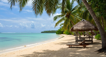 tropical paradise beach